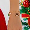 Santa Claus Jewelry Collection With Alloy Chains And Holiday Charm For Men And Women