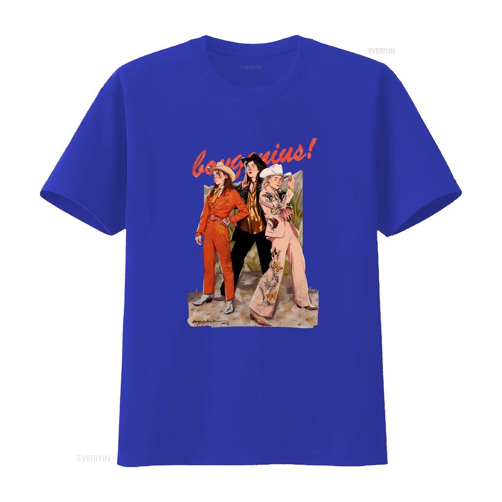 Boygenius 2023 Indie Rock Music Tour T Shirt All Sizes S 5XL Unique Band Design Perfect for Fans vintage Washed graphic