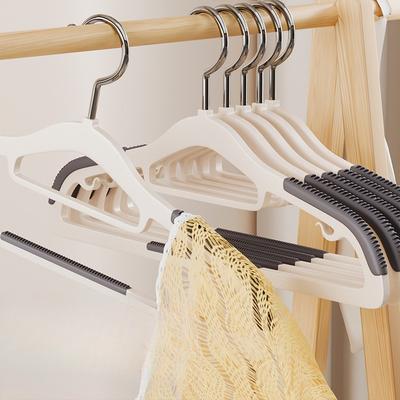 Coat Racks Non-slip Thicker Models of Non-marking Household Hanging Rotatable Multifunctional Wide Shoulders Plastic Wet and Dry Clothes Support