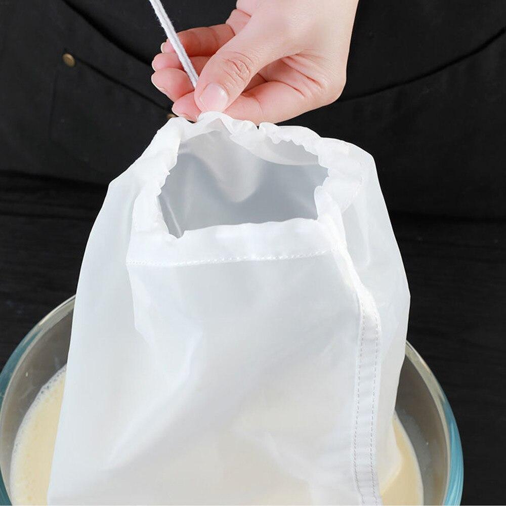 Nylonové filtrační sáčky, Sítko na rostlinné mléko, Sítko na scezení čaje, Síťový filtr, Kuchyňské pomůcky pro domácnost, Potraviny, Sýry, Sítko na Med