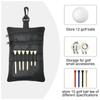 Multifunctional Portable Golf Organiser Bag With 10 Elastic Slots Waterproof Golf Ball Storage Case with Rotating Clip