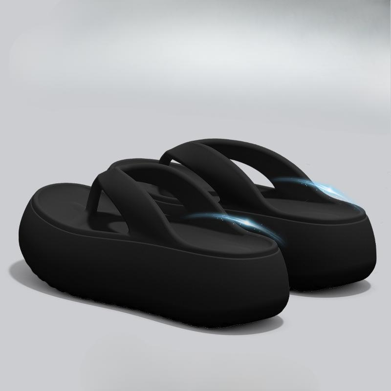 Nové huňaté boty se silnou podrážkou jsou módní, všestranné a protiskluzové plážové žabky