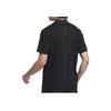Adidas Solid Color Casual Training Short Sleeve Polo Shirt Men Tops Black JE6665