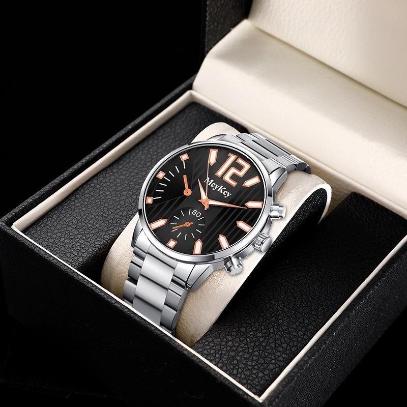 

Лучший бренд, мужские кварцевые часы, модные мужские наручные часы из нержавеющей стали, лучшие подарки, часы для мужа, семьи, друга