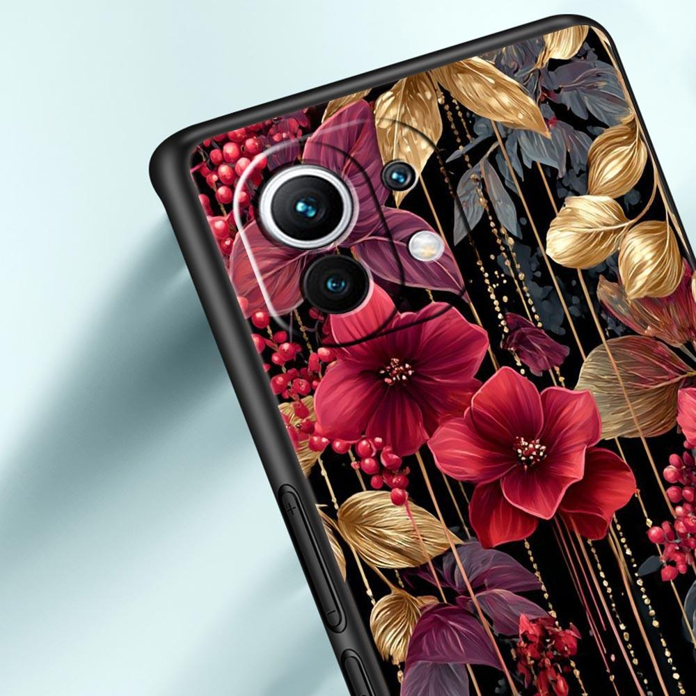 Oil Painting Flowers Pattern Design Phone Case Cover for Xiaomi Mi 17 15 14 13 12 11 Ultra 15T 14T 13T 12T 11T Pro Lite Soft TPU