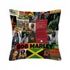 Reggae Bob Marleys Pillowcase Anime Throw Pillow Covers For Living Room Cushions Home Decorations Interior Decoration Sofa Cover