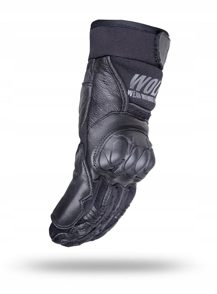 Wolf Lekkie Wygodne Rękawice Motocyklowe Black M