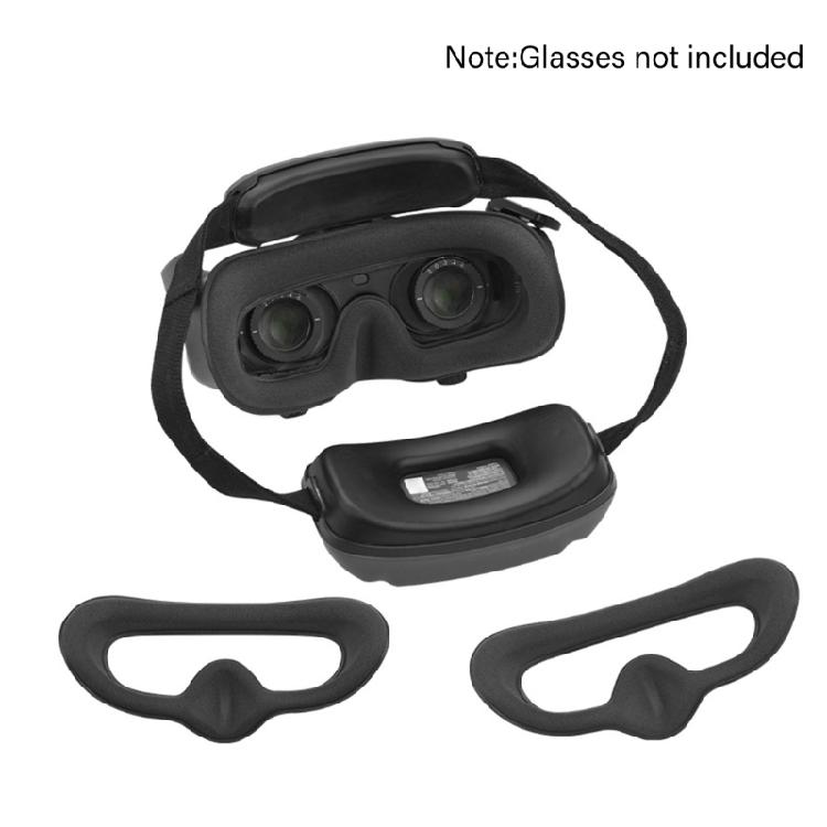 Soft Foam Eye Mask Cushion Pad for Goggles 2/3 Providing Comfort and AntiAllergy Fit for FPV Drones Enthusiasts