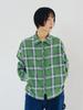 Peullijeupeulojegteu Portler Check Zip-Up Shirt, Green