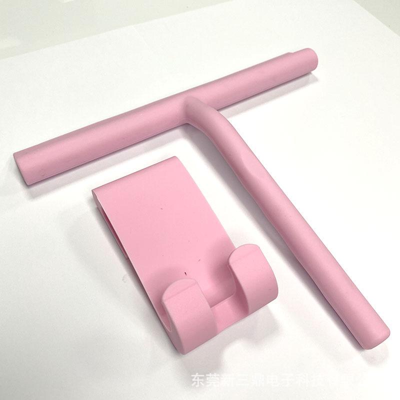 Shower Squeegee Glass Clean Scraper Washing Wiper Hanger Floor Window Cleaning Household Water Wall Hanging Mirror with Handle