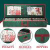 Wrapping Paper Organizer Storage Bag, Christmas Storage Organizer for Wrapping Paper and Gift Bag Storage, Holiday Xmas Decor