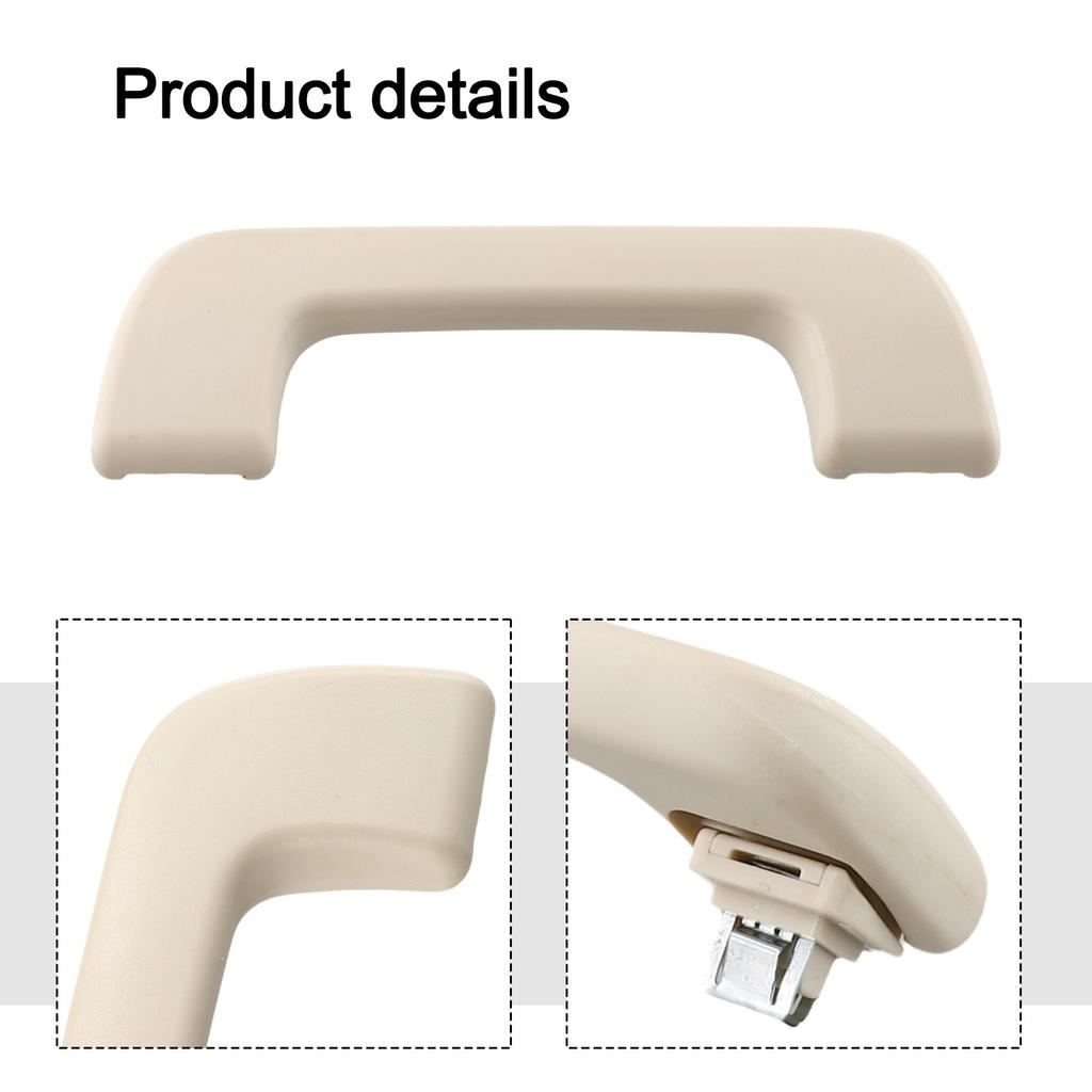 Top Roof Grab Handle Vehicle Roof Headliner Handle Beige Grab Handle 8R0857607H Direct Replacement Interior Replacement