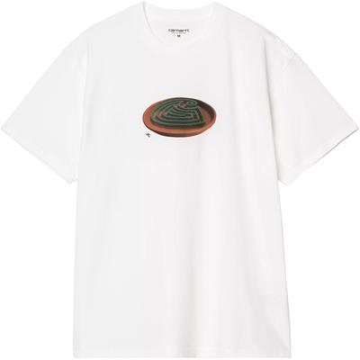 SS25 S/S Spiral T-Shirt Loose Fit Graphic Print Crew Neck Short Sleeve T-Shirt Men T-Shirts I034670-02-XX