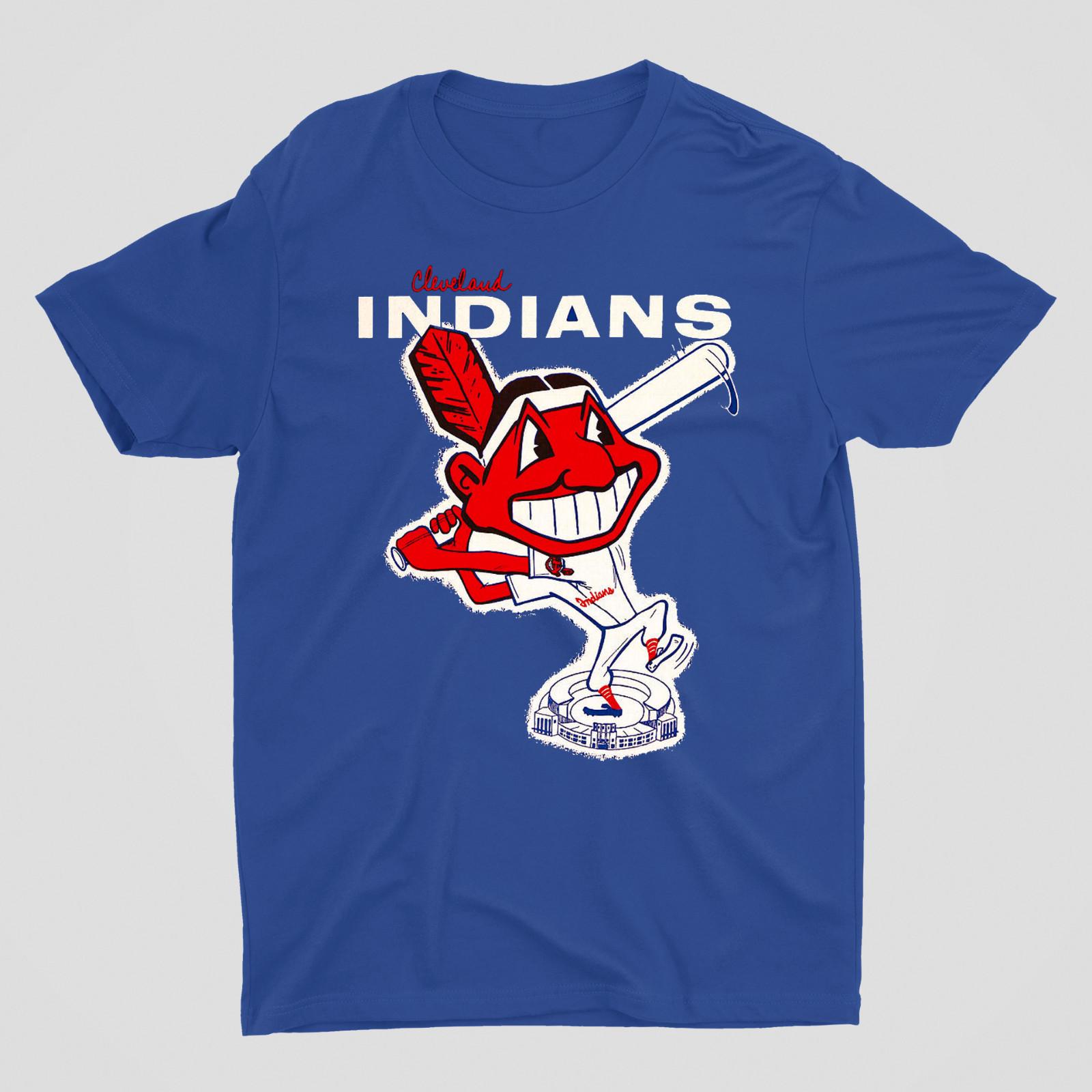 

Cleveland Indians The Indians T-Shirt Mens Womens Tees Top Blue Tee All Sizes JJ4506 XL