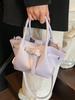 Neuer Stil einfarbige vielseitige Knödeltasche, modische und lässige Handtasche