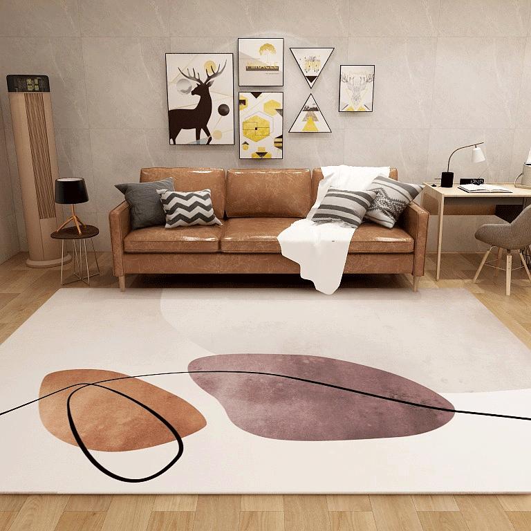 Nordic Style Living Room Decoration Rugs Girly Bedroom Carpet  Hallway Decor Mat High Quality Home Large Area Carpets Lounge Rug