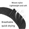Cinturino in nylon compatibile con cinturino Garmin Forerunner 45 45S per Garmin Swim 2 Smartwatch Accessorio cinturino da polso sostitutivo Connettori metallici