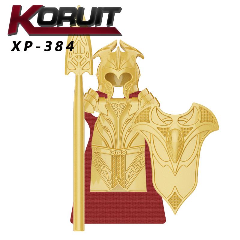 1 STÜCKE Soldat Orks Armee Figuren Rüstung Schutz Krieger Bogenschütze Mittelalterlichen Ritter Bausteine Ziegel Spielzeug für Kinder Geschenke