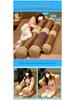 Breathable Linen Cylindrical Cooling Pillow for Girls' Bedroom