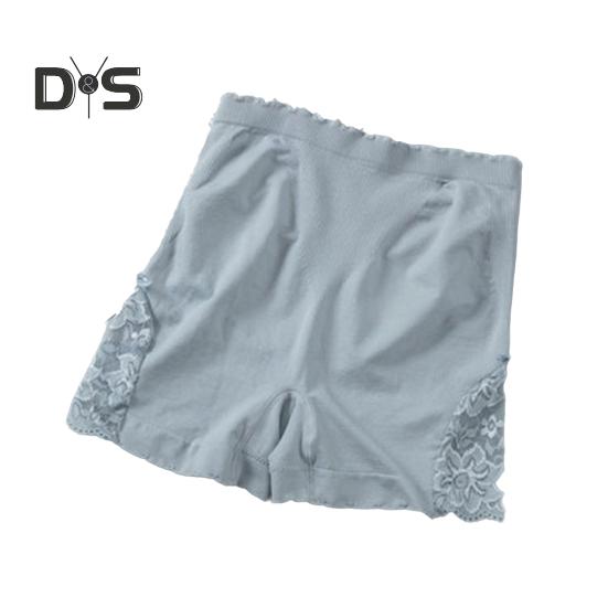 Sicherheitshose für Damen, hohe Elastizität, Bauchkontrolle, nahtlose Spitze, Anti-Exposition, hohe Taille, schmale Passform, schnelltrocknend, Minirock, Innenshorts, Yoga-Shorts