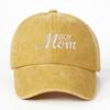 Vintage Boy Mom Embroidery Caps Adjustable Outdoor Sun Hat Fashion Sport Visors Cap  Gifts
