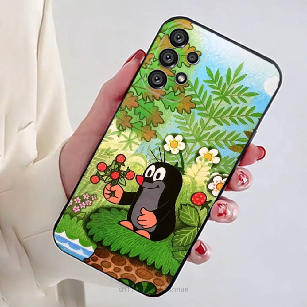Cartoon L-Little Mole Phone Case for Samsung Galaxy A73,23,53,33,14,24,13,72,22,52,32,54,A34 Soft Cover