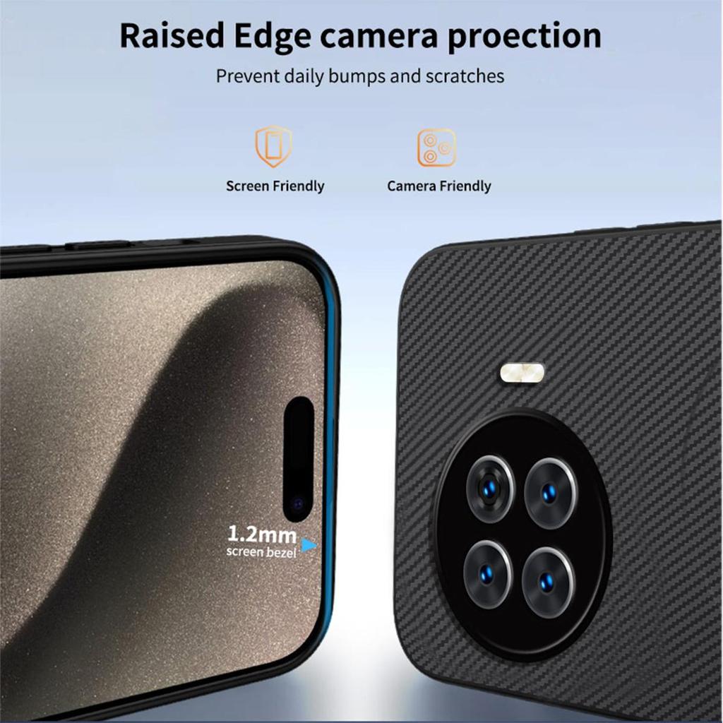 Shock‑Absorbing Textured TPU Phone Case for TECNO SPARK 20 Pro+ Carbon Fiber Slim Protective Cover