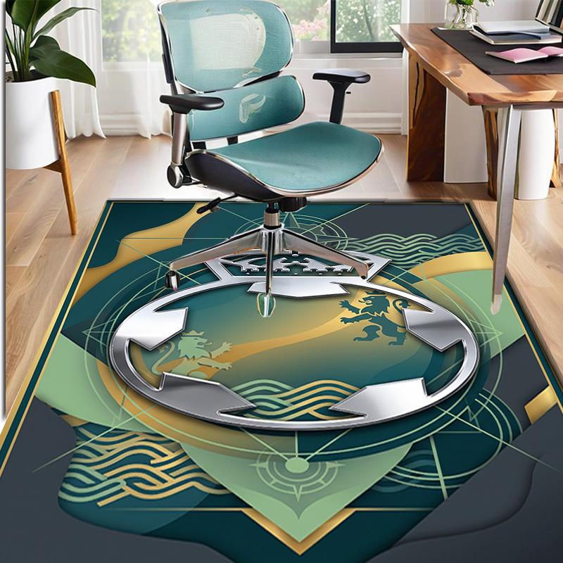 Club Santos Laguna Pattern Rug, Indoor/Outdoor Mat, for Picnic, Gameroom, Bedroom, Office, Living Room, Home Decor Carpet, Birthday Gift