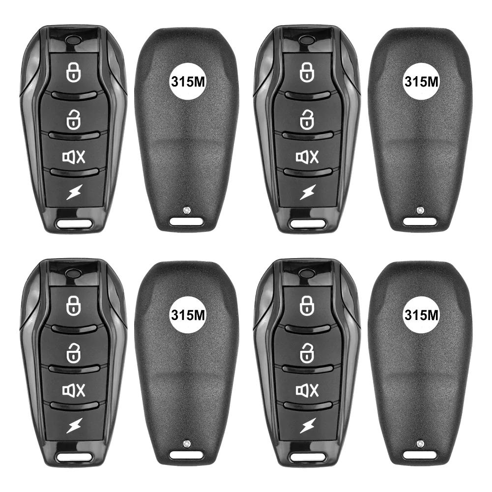 315/433Mhz Copy Remote Control 4 Button Cloning Wireless Remote Control Key Fob Universal for Car Garage Door Gate