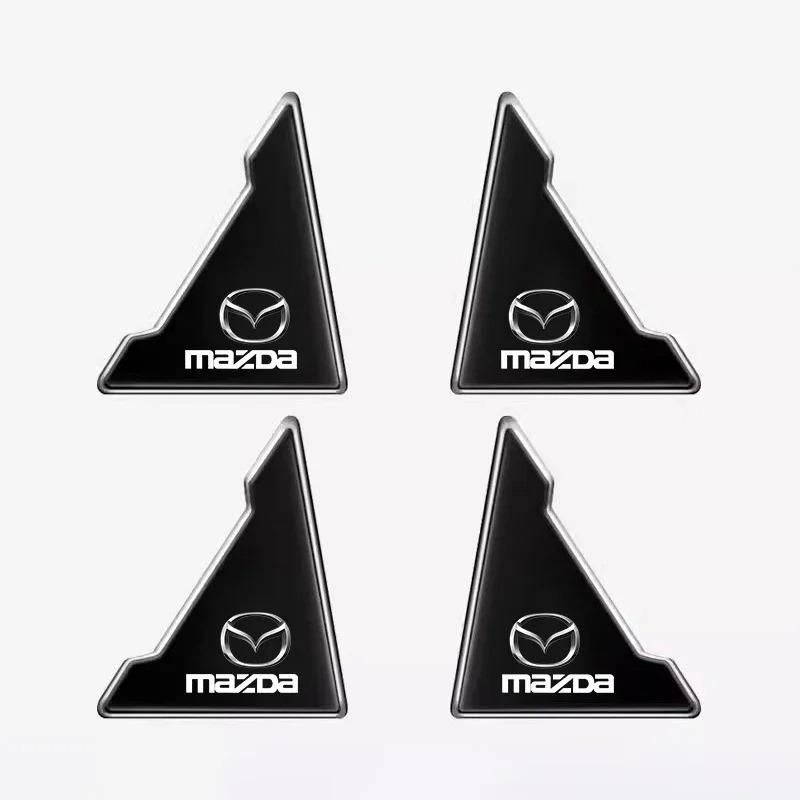 2Pcs Transparent Car Door Corner Anti Collision Protector Stickers For Mazda 3 6 CX3 CX5 CX8 CX9 MX5 RX8 RX7 Anti Scratch Guards FF27