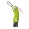3 In 1 Crevice Brush Food-Grade Safe Spiral Cleaner with Scraper Stiff Brush Portable Foldable Design Bottles Cups Cleaning Scrubber