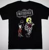 Beetlejuice cartoon BLACK T-shirt Unisex NEW Tee All sizes