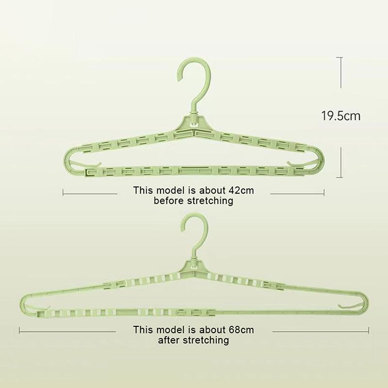 Plastic Clothes Hangers Non Slip Durable 1/5Pcs Smooth Surface for Home Closet Adult Kids Clothes