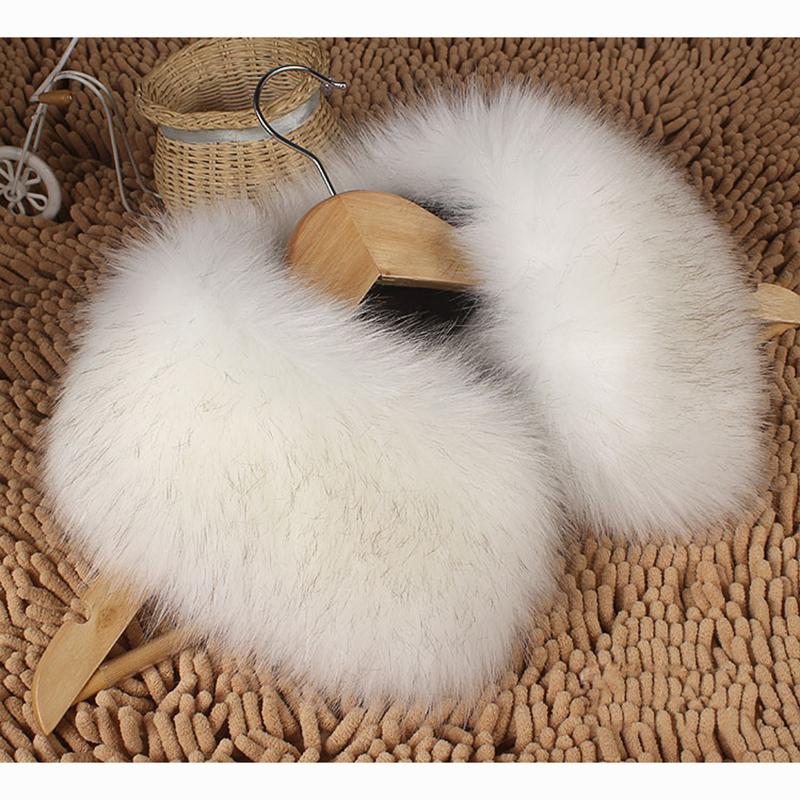 Límec Liščí kožešina Šála Zimní Luxusní Nadýchaná Šála Udržuje Krk v Teple Ženy Muži Huňaté Čtvercové Šály Doplňky ke Kabátu