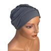 Turban Kalina Z Bambusa Ciemny Popiel Czapka Podwójna Także Po Chemioterapi