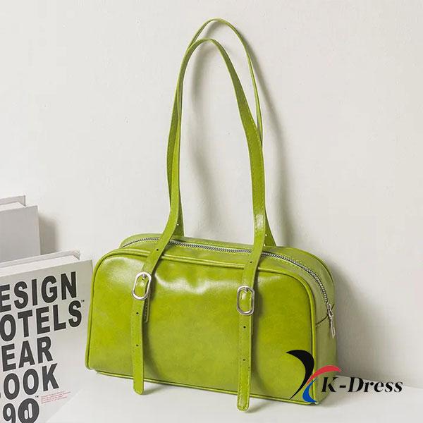 

Багетна сумка Boston з довгою ручкою (3 кольори) 27x16x7.5cm зелений