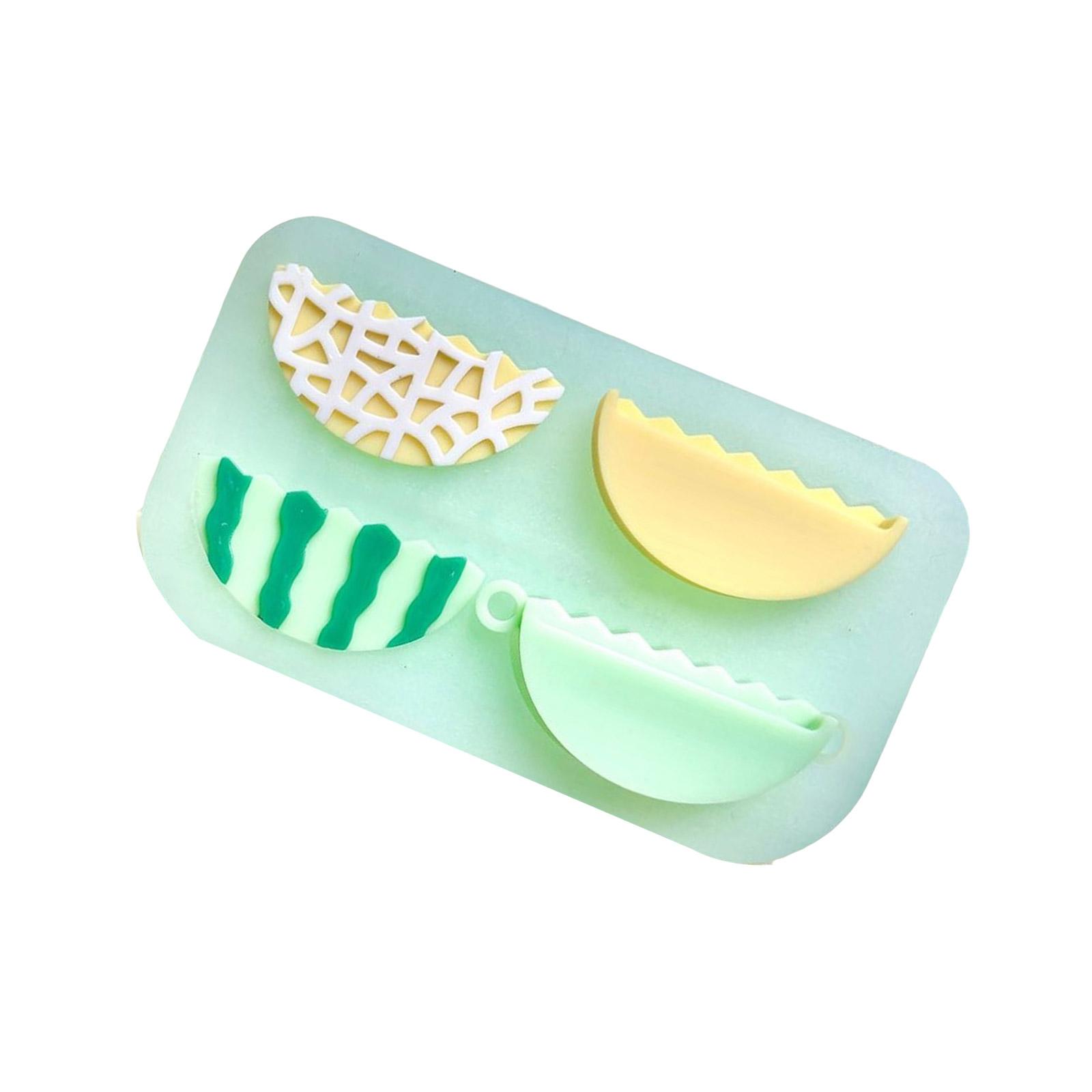 

Flexible Silicone Melon Mould Flexible and Sturdy Chocolate Fondant Mould for Creative Dessert and Jelly Making