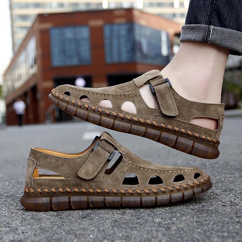 Comfortable Casual Leather Shoes Men Sneakers Leather Loafers Handmade Men Winter Breathable Flats Shoe  Sale Moccasins