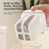 2 in 1 Yogurt Filter & Strainer Fine Mesh Transparent Box Homemade Screen Cheese Moisture Seperator Maker for Kitchen