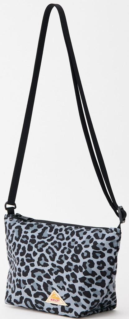 Kelty Outdoor Shoulder Bag ES MINI USUAL POUCH Mini Logo Sleeve Pocket 13cm X 23cm X 9cm Gray Leopard 3259271326