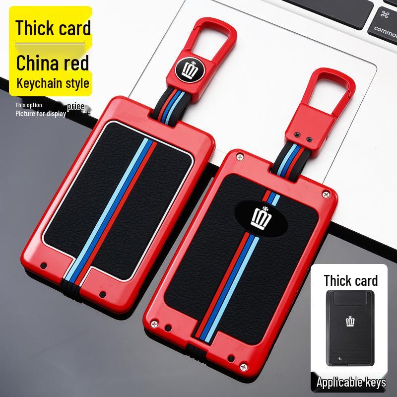 Crown Car Key Case for 12/13/14 Gen - Remote Control Protective Shell with Induction Package Buckle