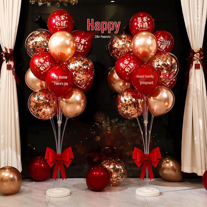 Complete Wedding Balloon Decoration Set for Aisle, Table, and Room