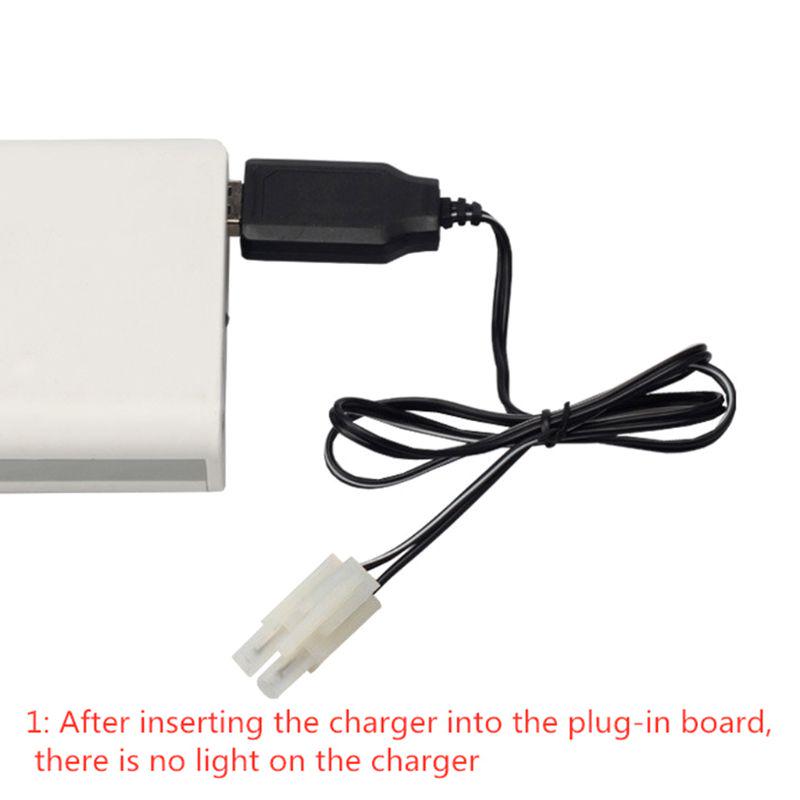 6V Charger Built-in chip Ni-Cd/Ni-Mh Battery Charger toys RC car ship Robot Spare Parts EL-2P/JST-2P/L6.2-2P/3.5MM/SM-2P