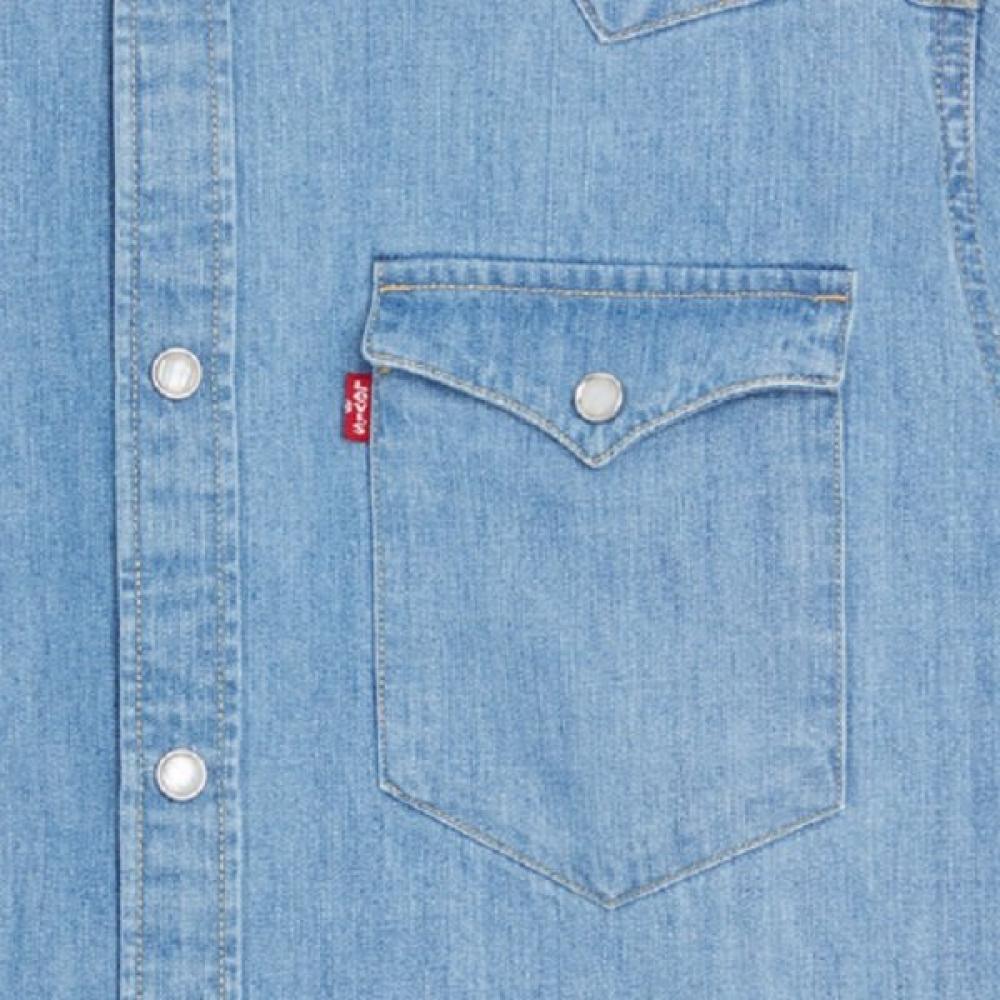 Levi S Men S baStow weStern Denim Shirt 85744 0047