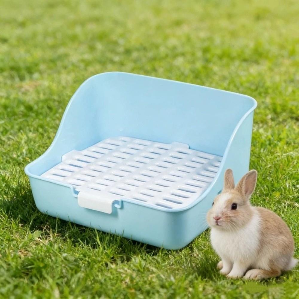 Stable Rabbit Toilet Splash-Proof Animal Potty Trainer Durable Pet Toilet Box  Pet Enclosure