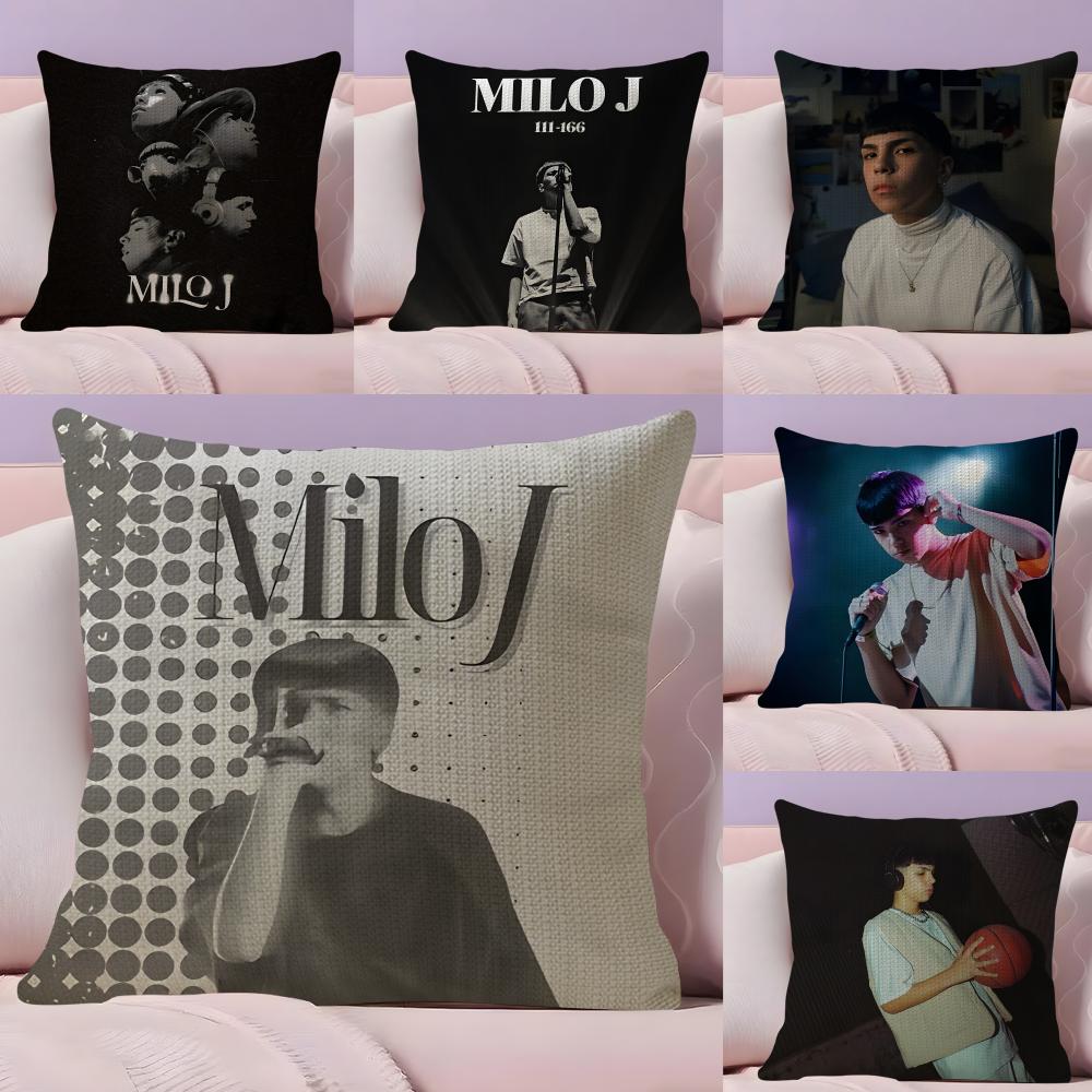 MMilo JJ Rapper Cushion Cover Natural Linen Pillow Case DoubleSided Print Decorative Sofa Pillowcase Home Decor Gift