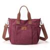 Plátěná crossbody taška velké kapacity v korejském stylu pro ženy - Trendy móda 2025