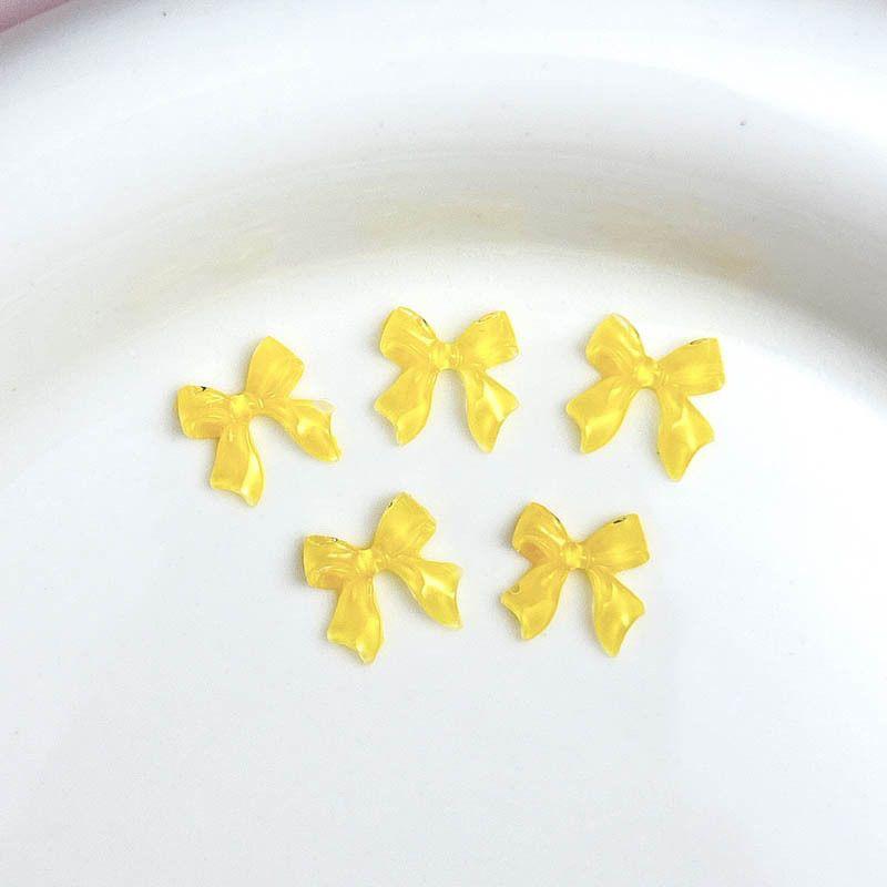 Ice Transparent 3D Colorful Ribbon Mini Nail Art Decorations - Trendy Accessory
