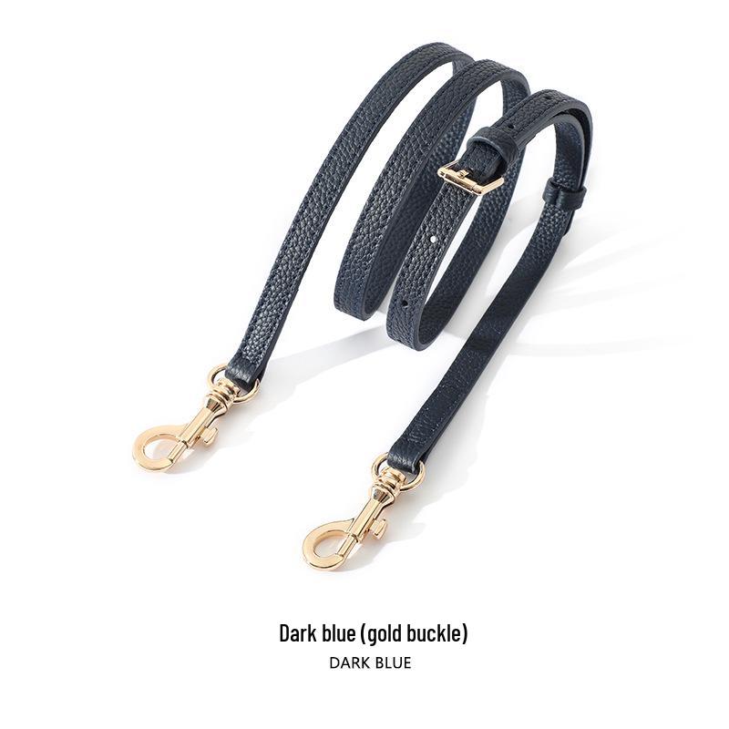 Mahuangshi Echtes Leder Litschi-Muster Taschenriemen A-74 - Dünner, langer Schulterriemen aus Rindsleder für Umhängetaschen, Einzelkauf.