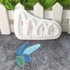 2/4 Pcs 4 Leaves Silicone Sugarcraft Mold Resin Tools Cupcake Fondant Cake Decorating Tools.